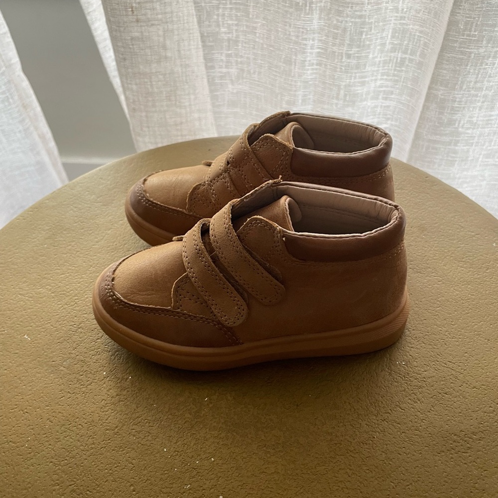 Classic Tan Leather Kids Boots